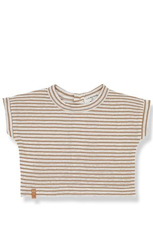 T-shirt girocollo in lino e cotone 1+ IN THE FAMILY | VIKABISCOTTO